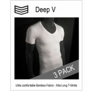 Diepe V-hals T-shirts 3-Pack 