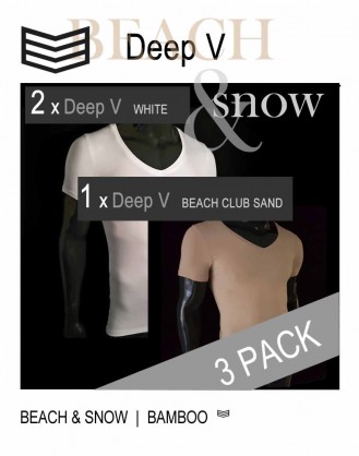 Beach and Snow Deep V 3-Pack