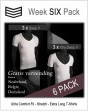 Shirts voor onder je overhemd - Six pack van 3V Underwear
