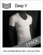 Diepe V-hals T-Shirts | 3V Underwear