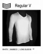 V Neck Undershirt with Long Sleeve